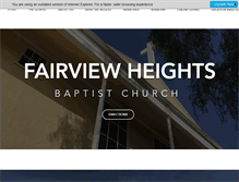 Tablet Screenshot of fhbchurch.org